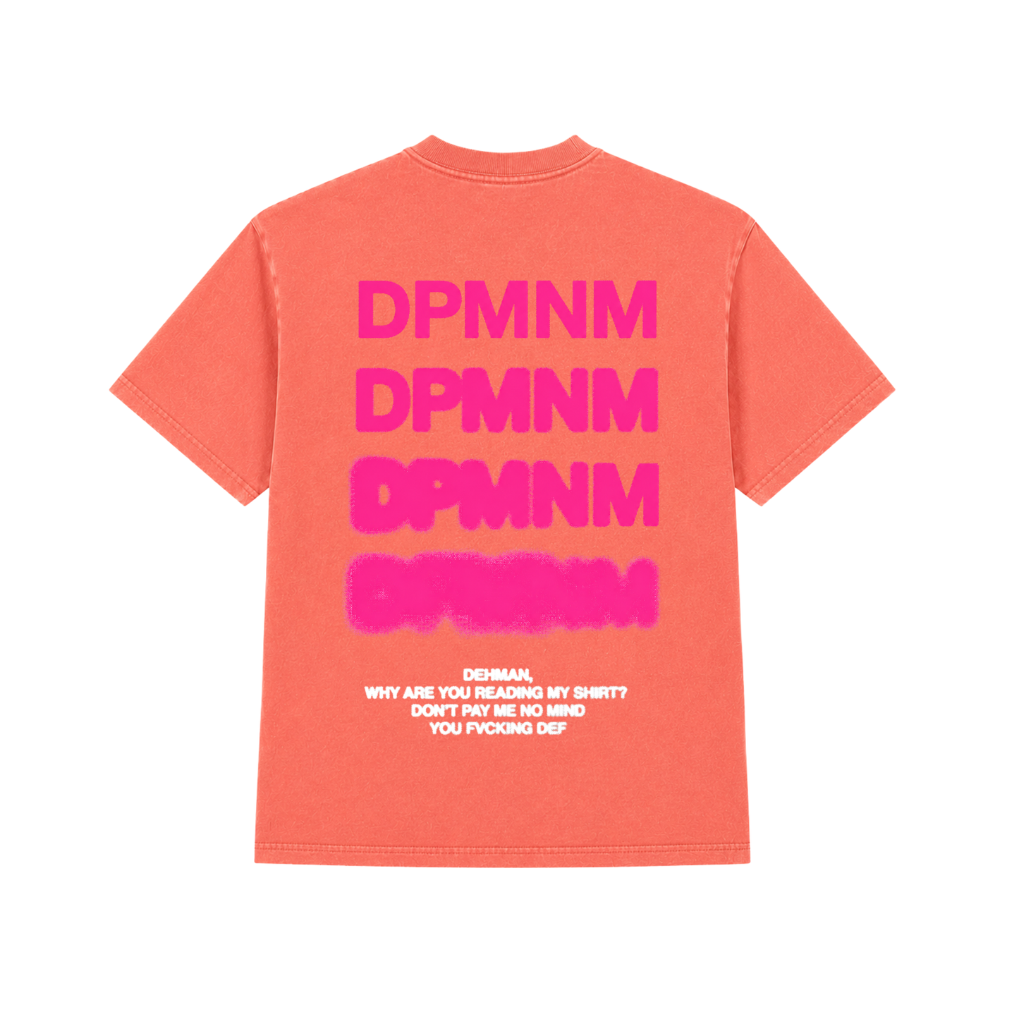1 of 1 Coral Heavyweight Blur Tee | Medium