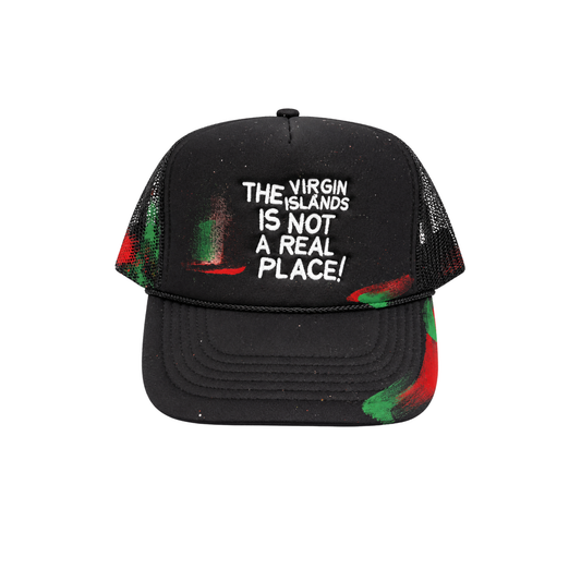 1 of 1 VI Not Real Trucker Hat