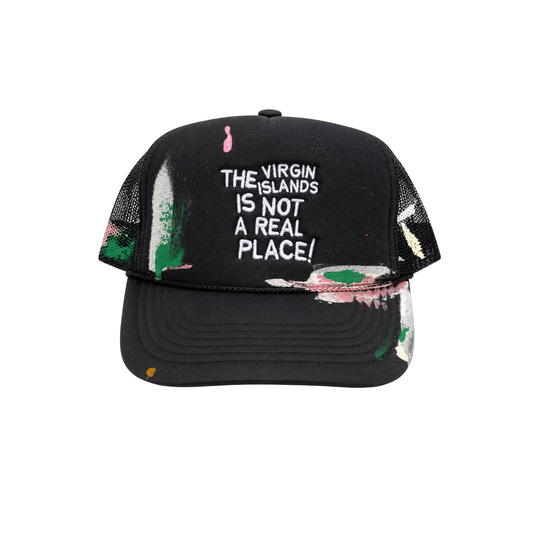 1 of 1 VI Not Real Trucker Hat