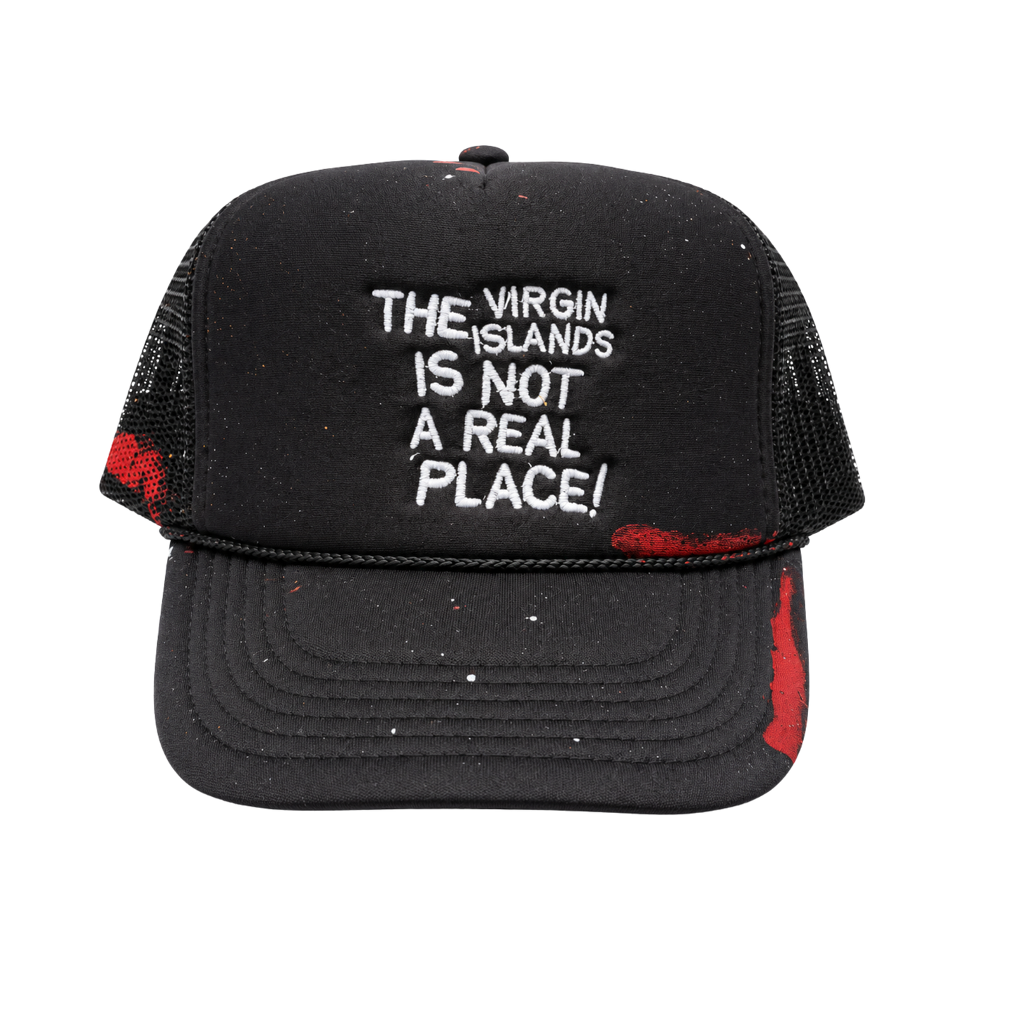 1 of 1 VI Not Real Trucker Hat