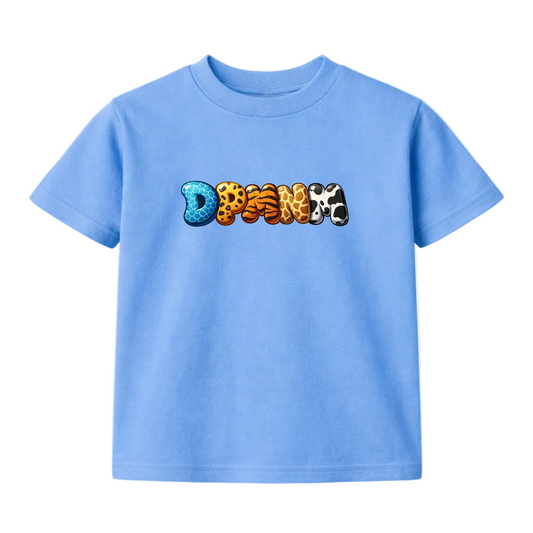Kids Powder Blue Bubble Farm Tee