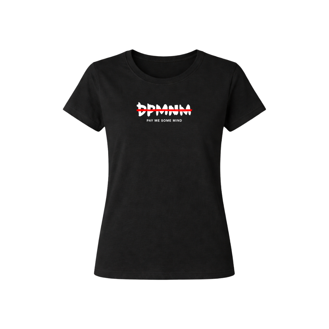 Womens Black PMSM Tee