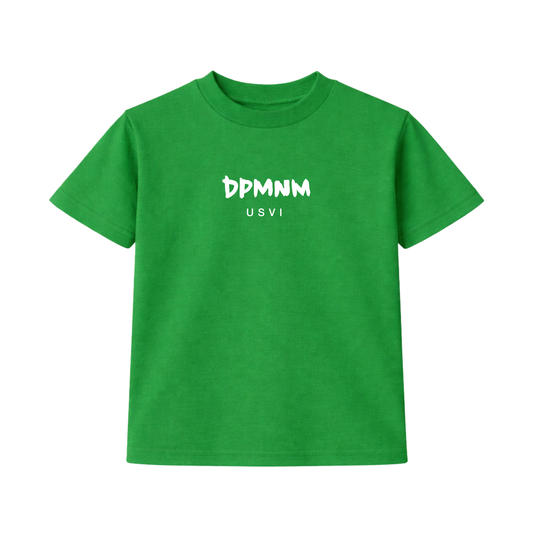 Kids OG Small Logo Green Tee