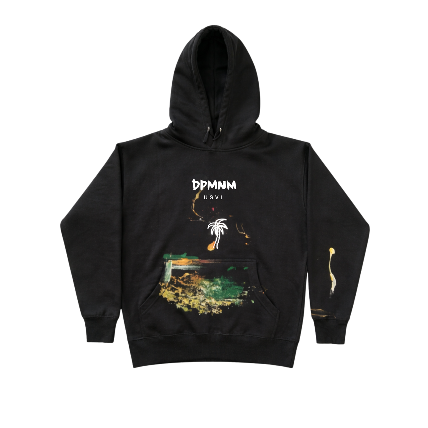 1 of 1 Black OG DPMNM Hoodie | Small