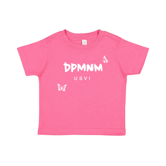 Toddler OG Hot Pink Butterfly Tee