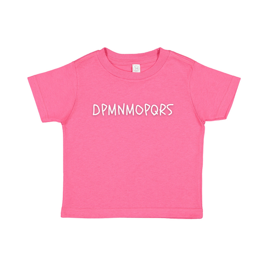 Kids Hot Pink Scribble Tee