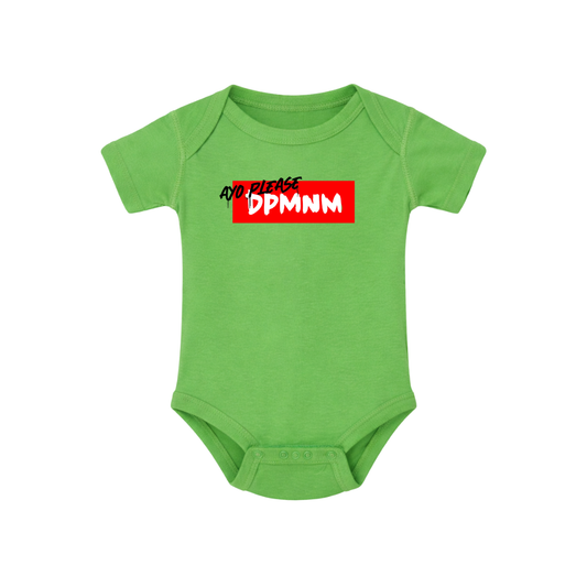 Toddler Kelly Green Ayo Please Box Logo Onesie