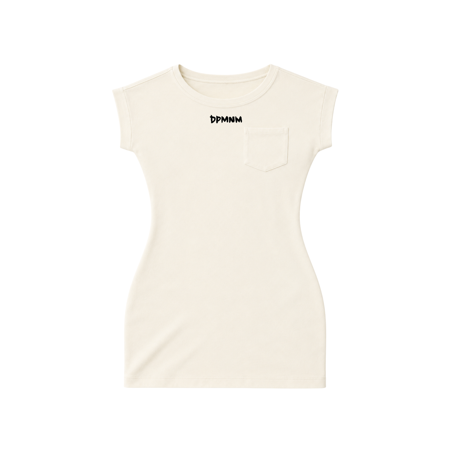 Cream DPMNM Mini Dress W/ Pockets