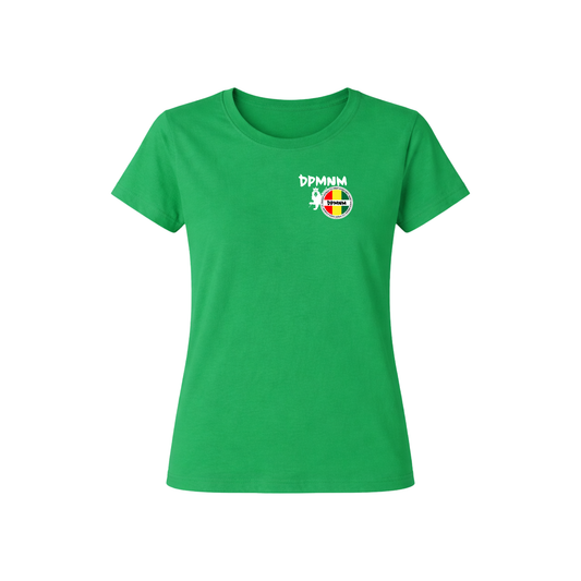 Womens Green Lion Tee