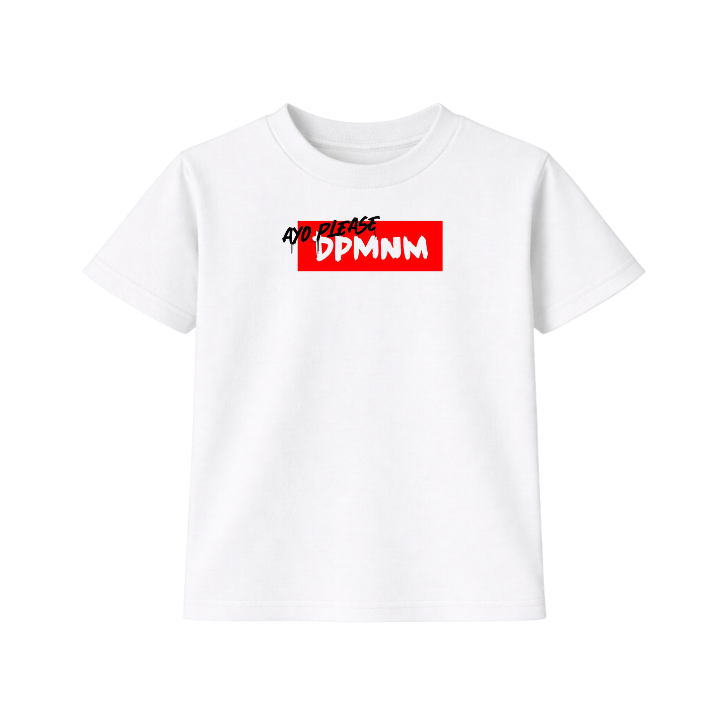 Kids White Ayo Please Box Logo