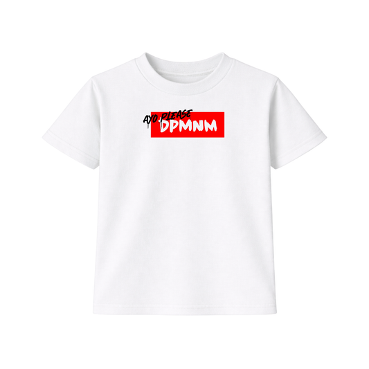 Kids White Ayo Please Box Logo