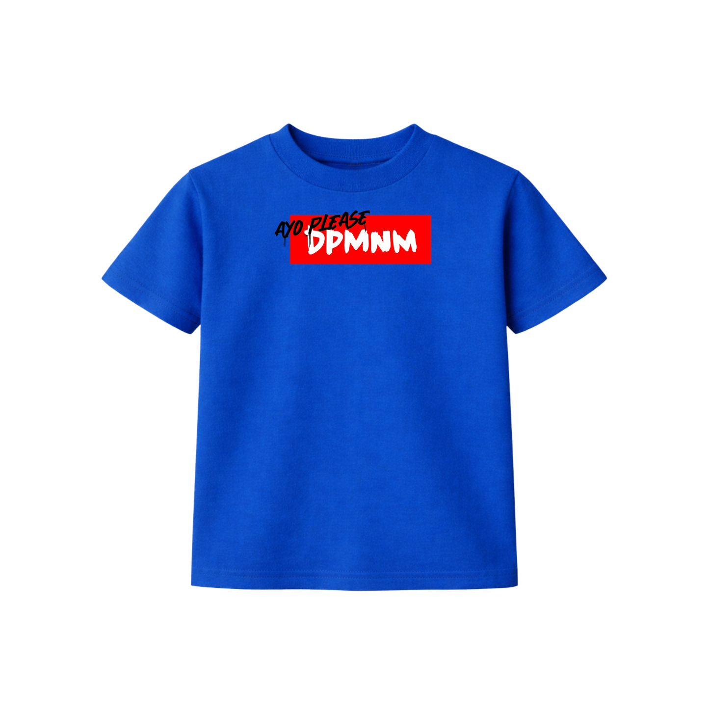 Kids Royal Blue Ayo Please Box Logo