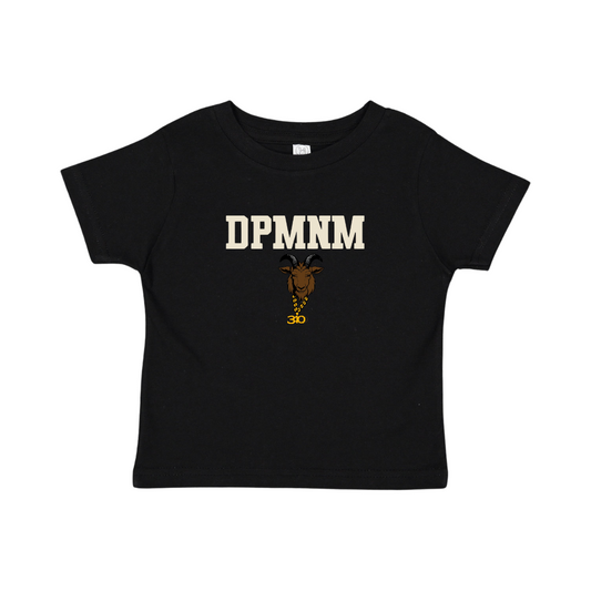 Toddler Billie Goat Black Tee