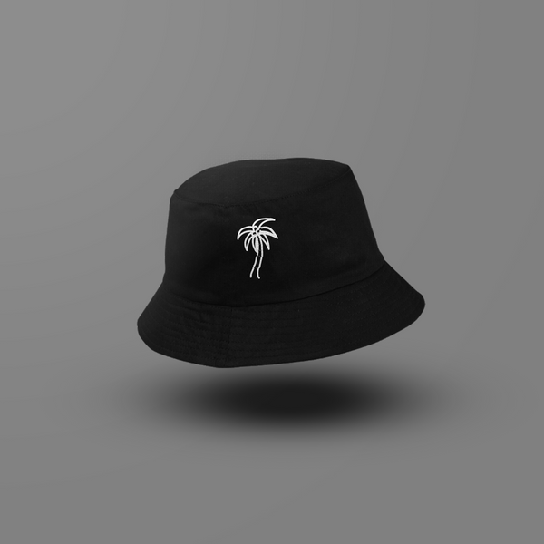 Pay Me Some Mind Black Bucket Hat