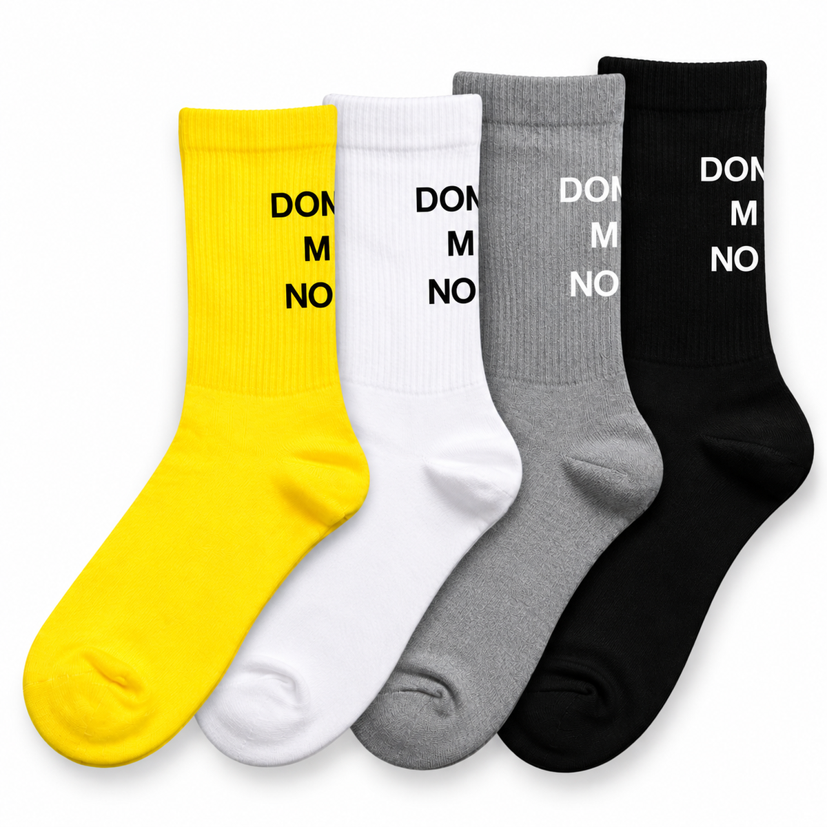 Vert 4-pack "Don't Pay Me No Mind" Socks