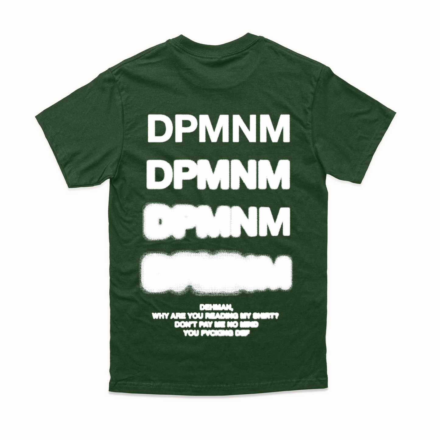 Unisex Forest Green Blur Tee