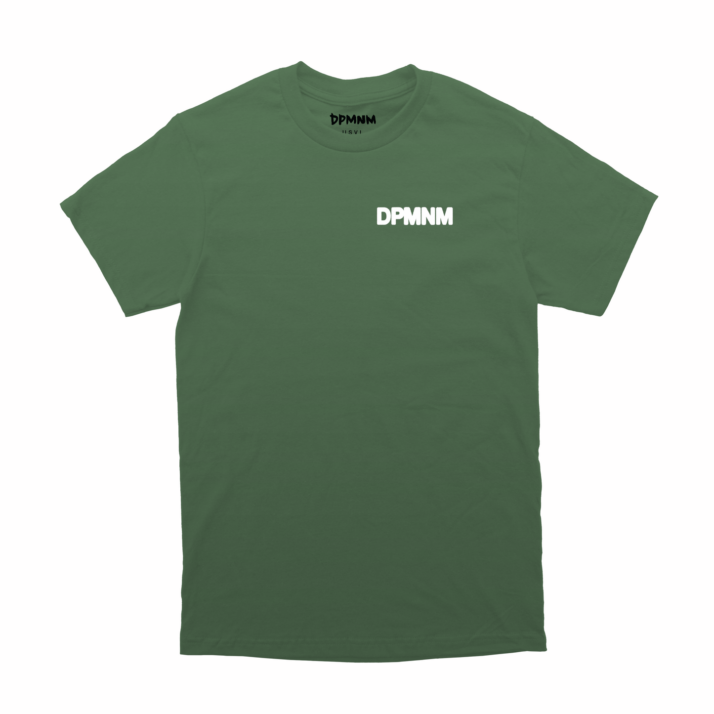 Unisex Faded Military Green Blur Tee