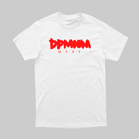Unisex Money Is The Motivation Puff Tee (front and back)