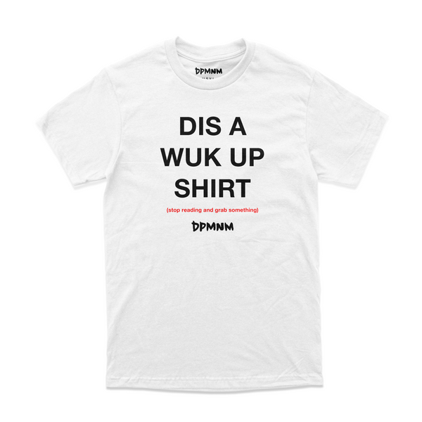 Unisex MS Black Tee (front and back)