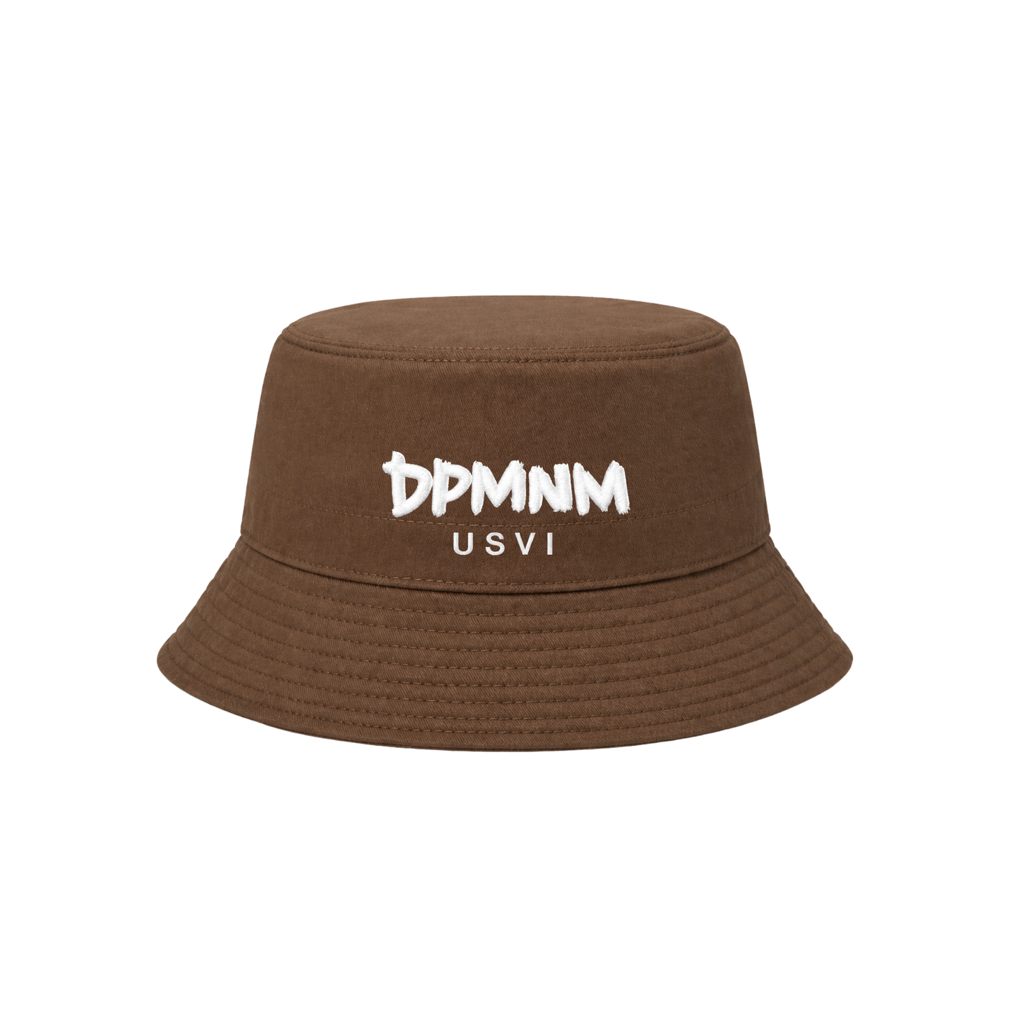 Brown Embroidered DPMNM (Front & Back)