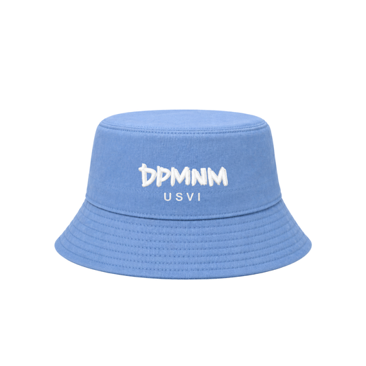 Faded Blue Embroidered DPMNM (Front & Back)