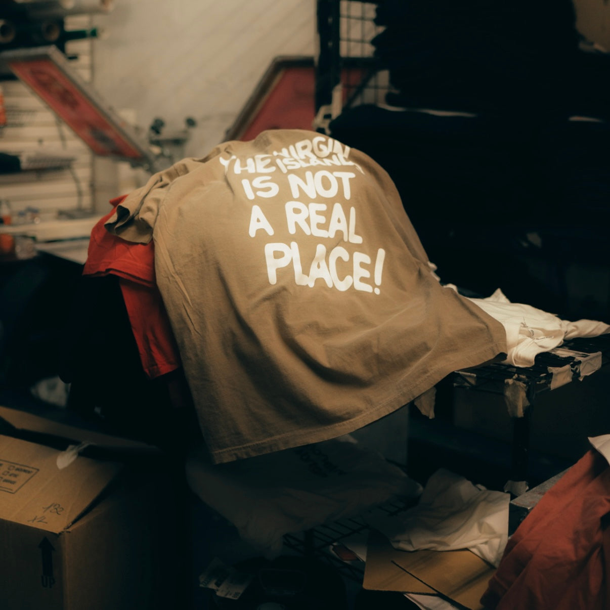 Unisex Wash Brown| White DPMNM Limited Edition Tee