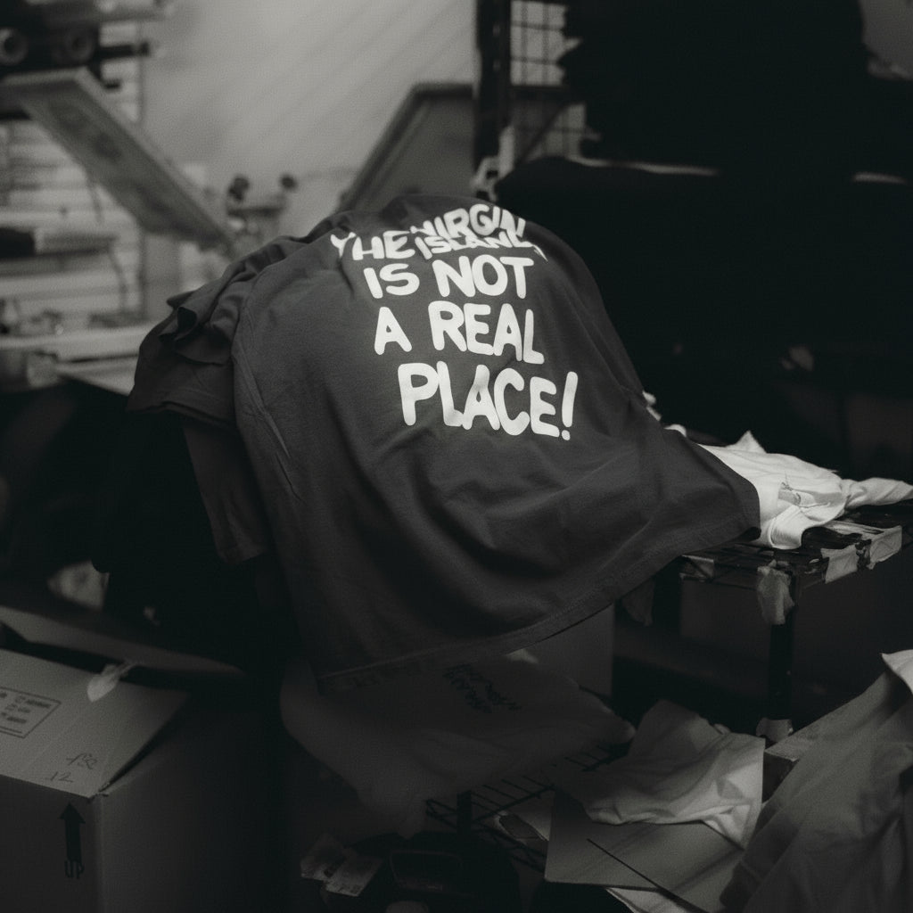 Unisex Black | White DPMNM VI Is Not A Real Place (Front Print)