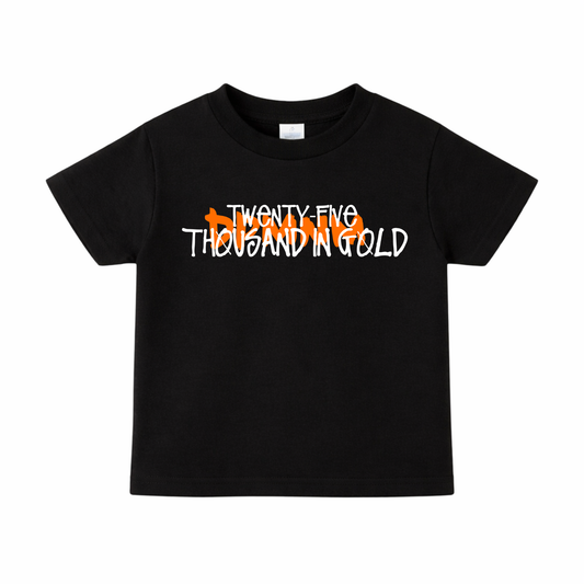 Kids 25K Black Tee