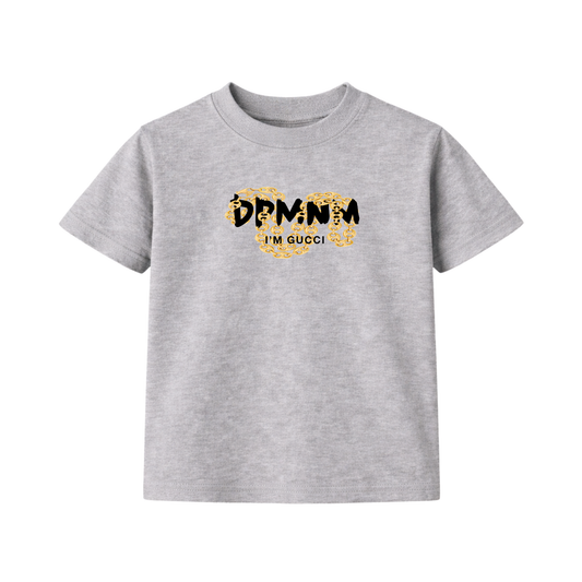 Kids Grey I’m Good Chain Tee