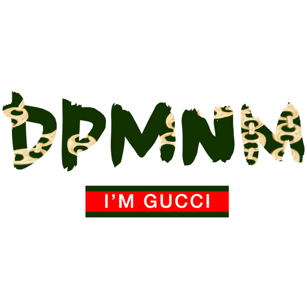 Unisex Black I'm Gucci Small Logo Tee