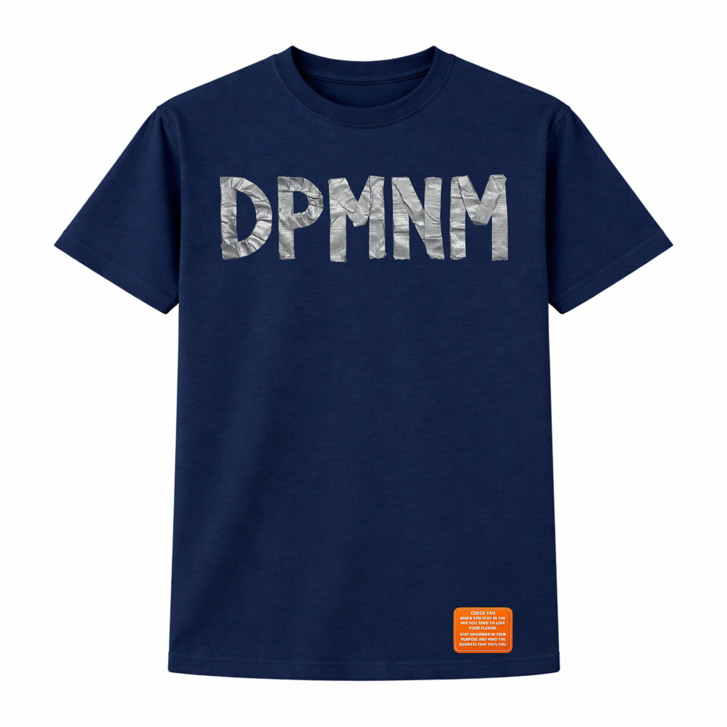 Unisex Navy Blue Duct Tape Tee