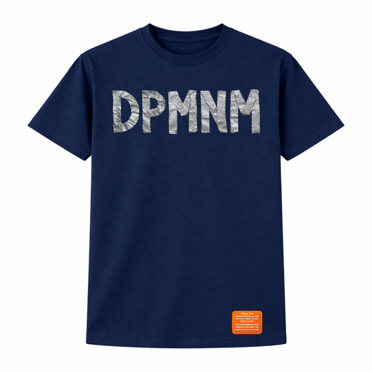 Unisex Navy Blue Duct Tape Tee