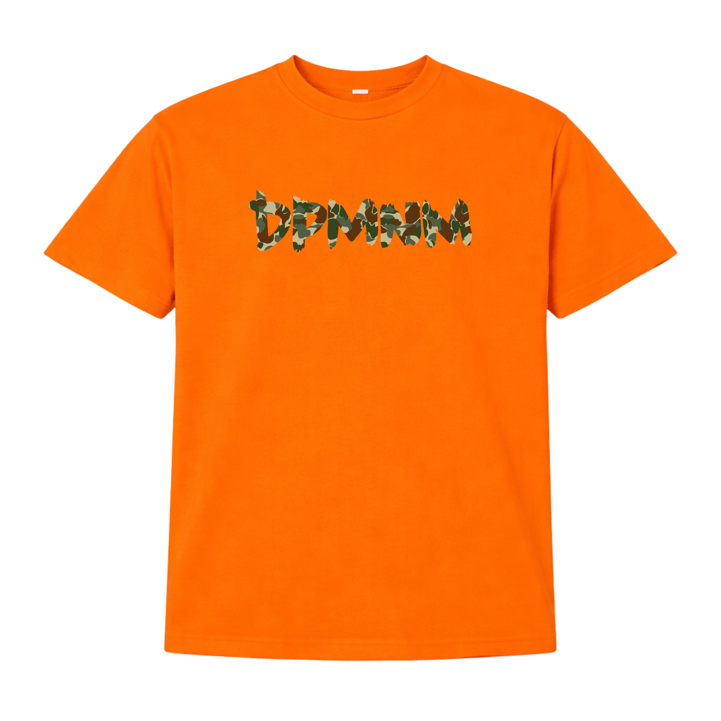 Unisex Camo Orange Tee