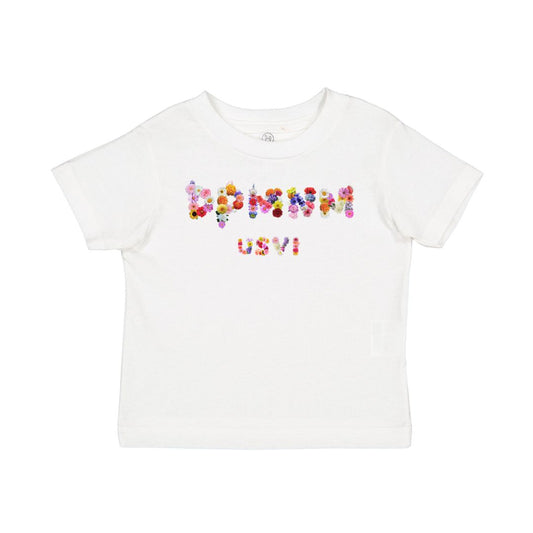 Kids White Bouquet Tee
