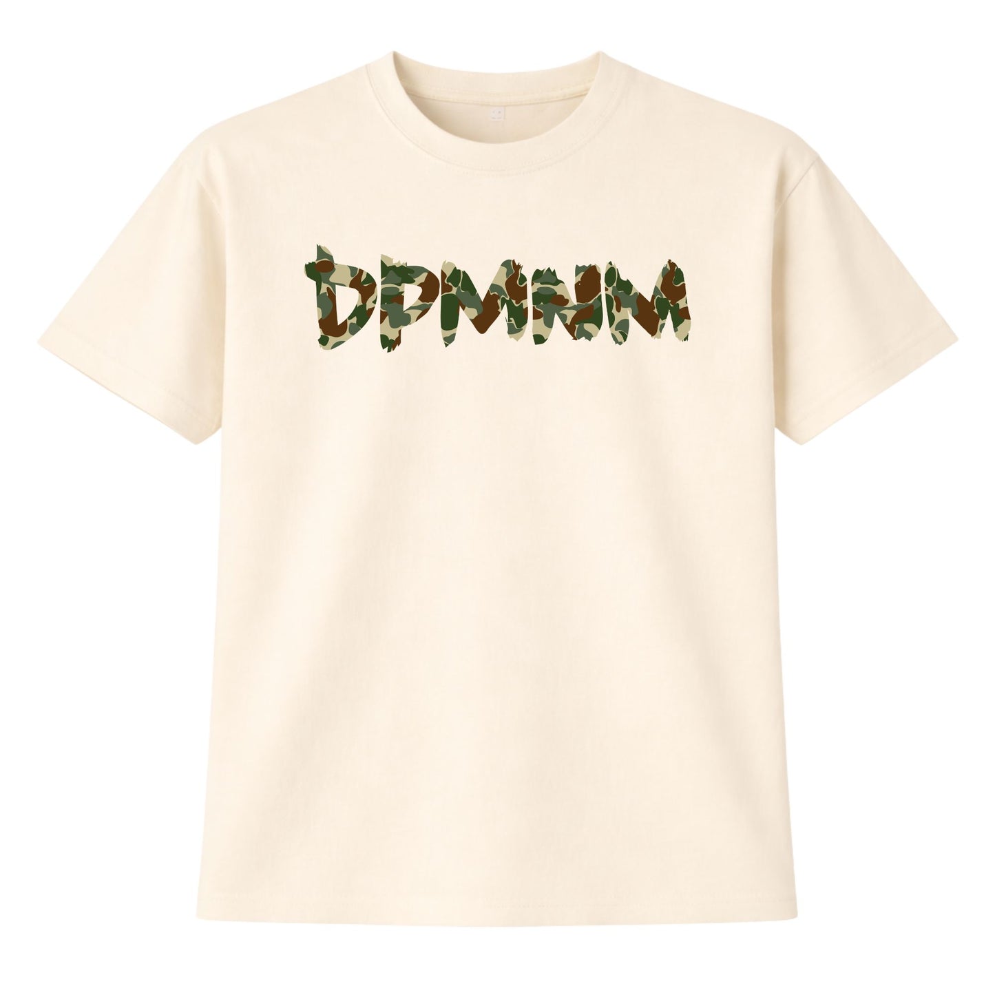 Unisex Camo Cream Tee