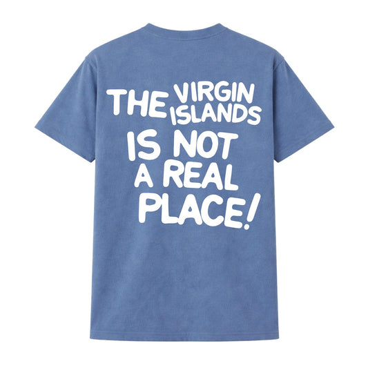 Unisex VI Not a Real Place Denim Tee