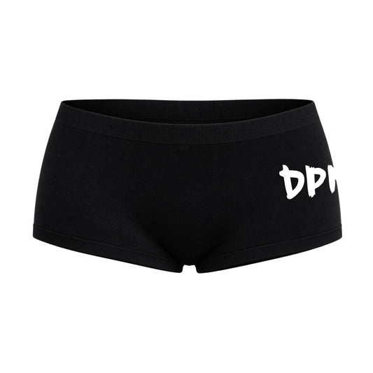 Women's DPMNM Black Boyshorts