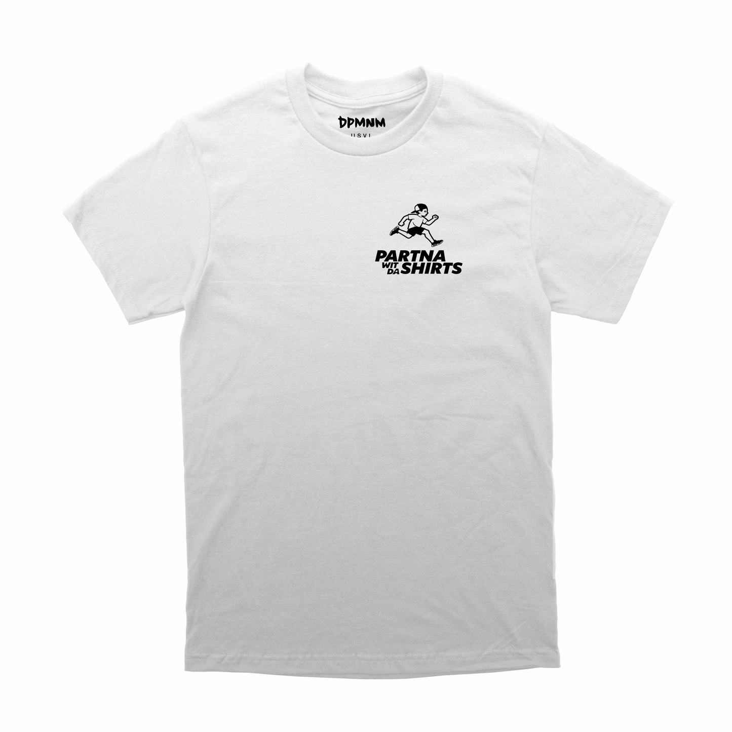 Unisex White "Partna Wit Da Shirt" Tee