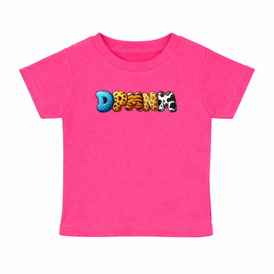 Toddler Pink Kids Bubble Farm Tee