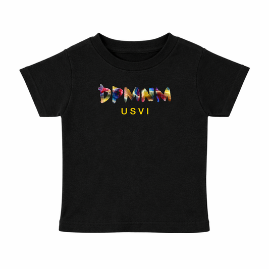 Toddler Black VI Madras Tee