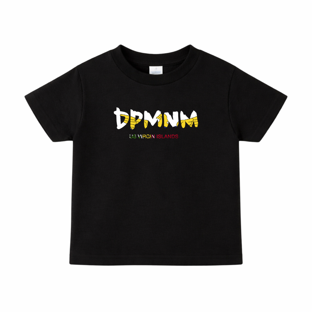 Toddler Black Virgin Islands Tee