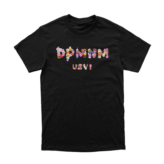 Unisex Black Bouquet Tee