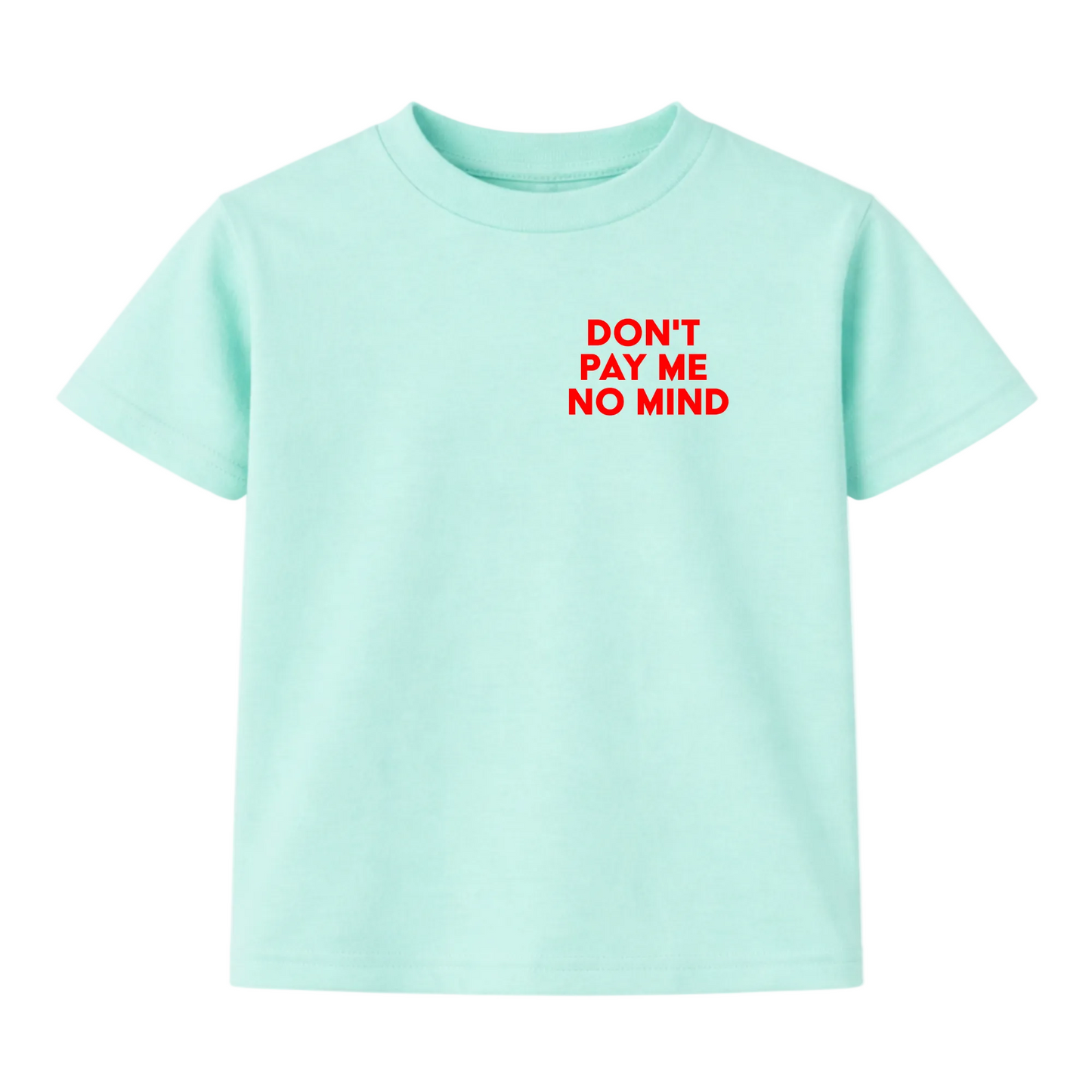 Unisex Turquoise Madras Scarf Tee