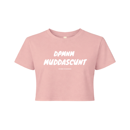 Women's Mauve MS Flowy Crop Top