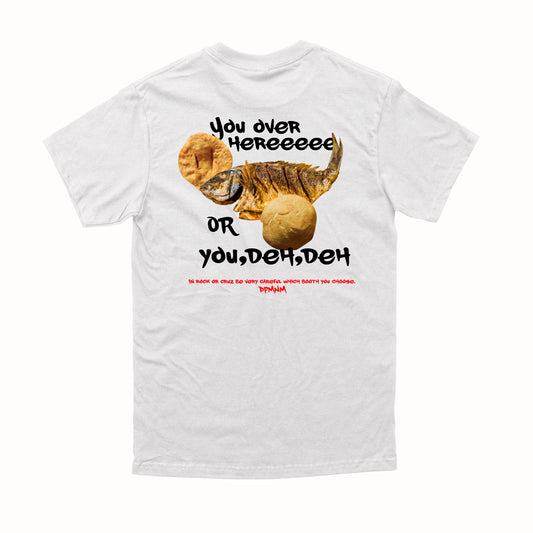 Unisex White Village Tee