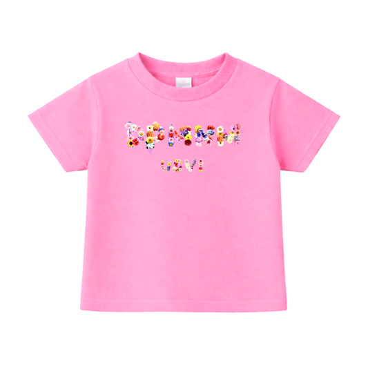 Toddler Pink Bouquet Tee
