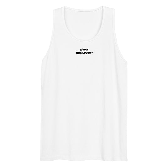 Men's White MS Tank