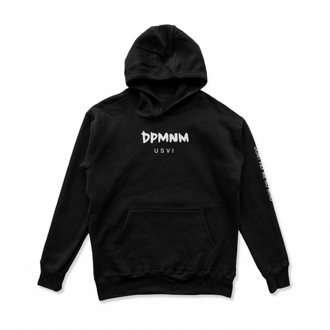 Men’s Small Logo Black Hoodie