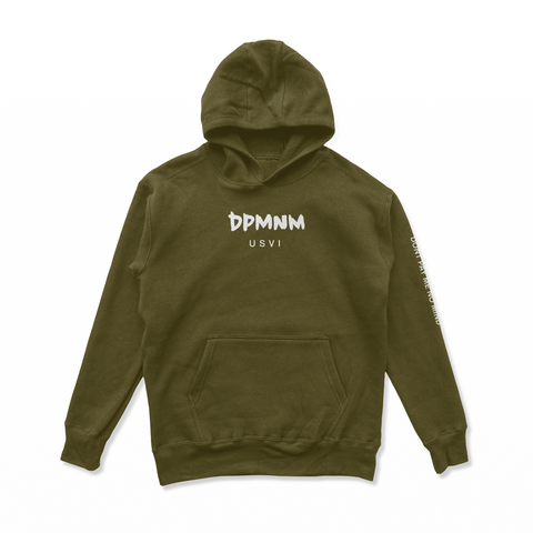 Men’s Small Logo Olive Hoodie