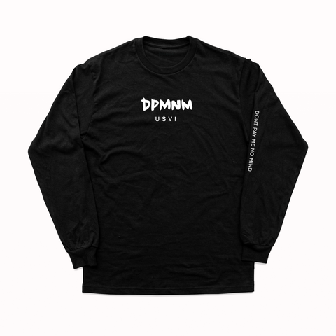 Unisex Long Sleeve DPMNM Tee (front and back)